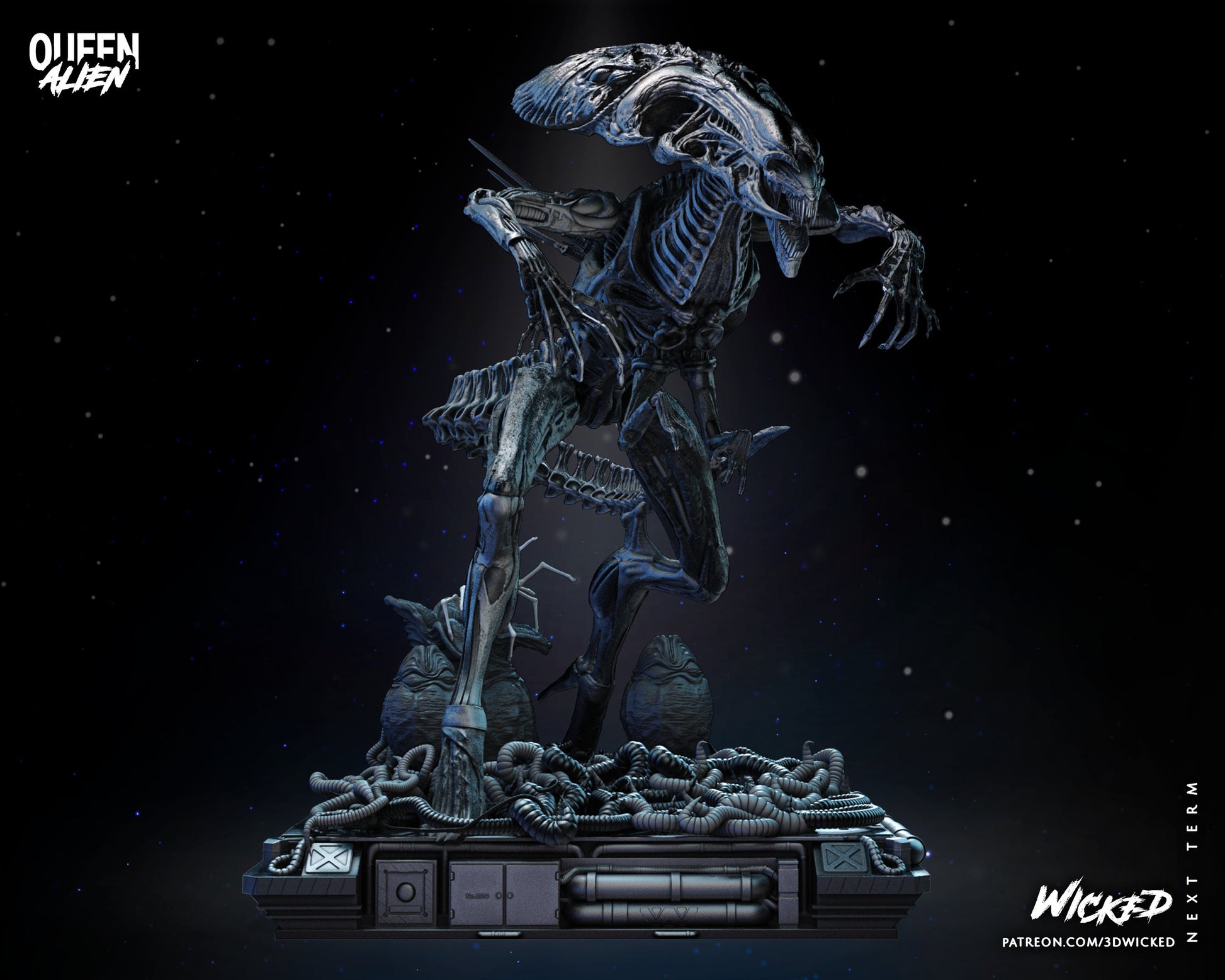 Alien Queen - Wicked 3D Models