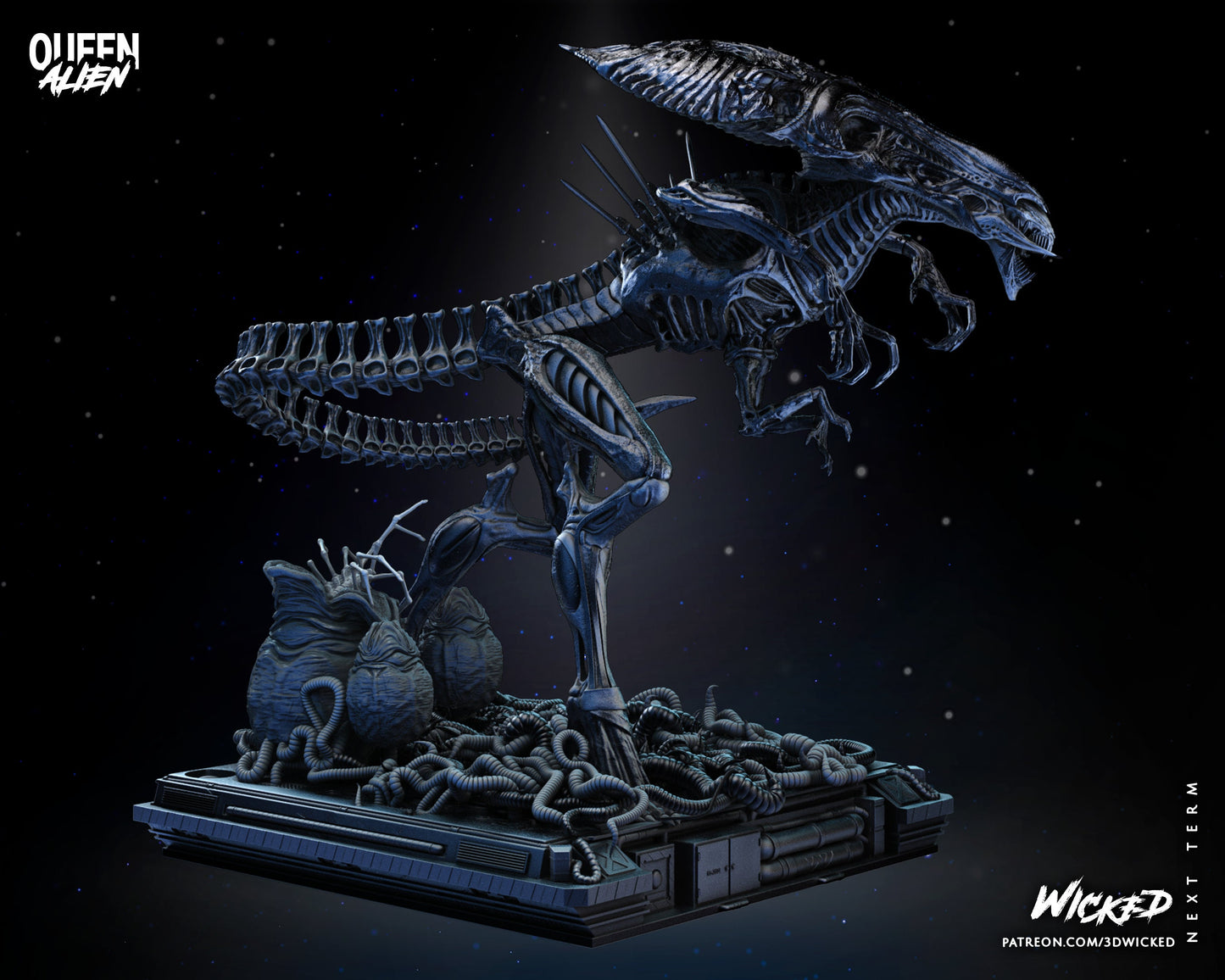 Alien Queen - Wicked 3D Models