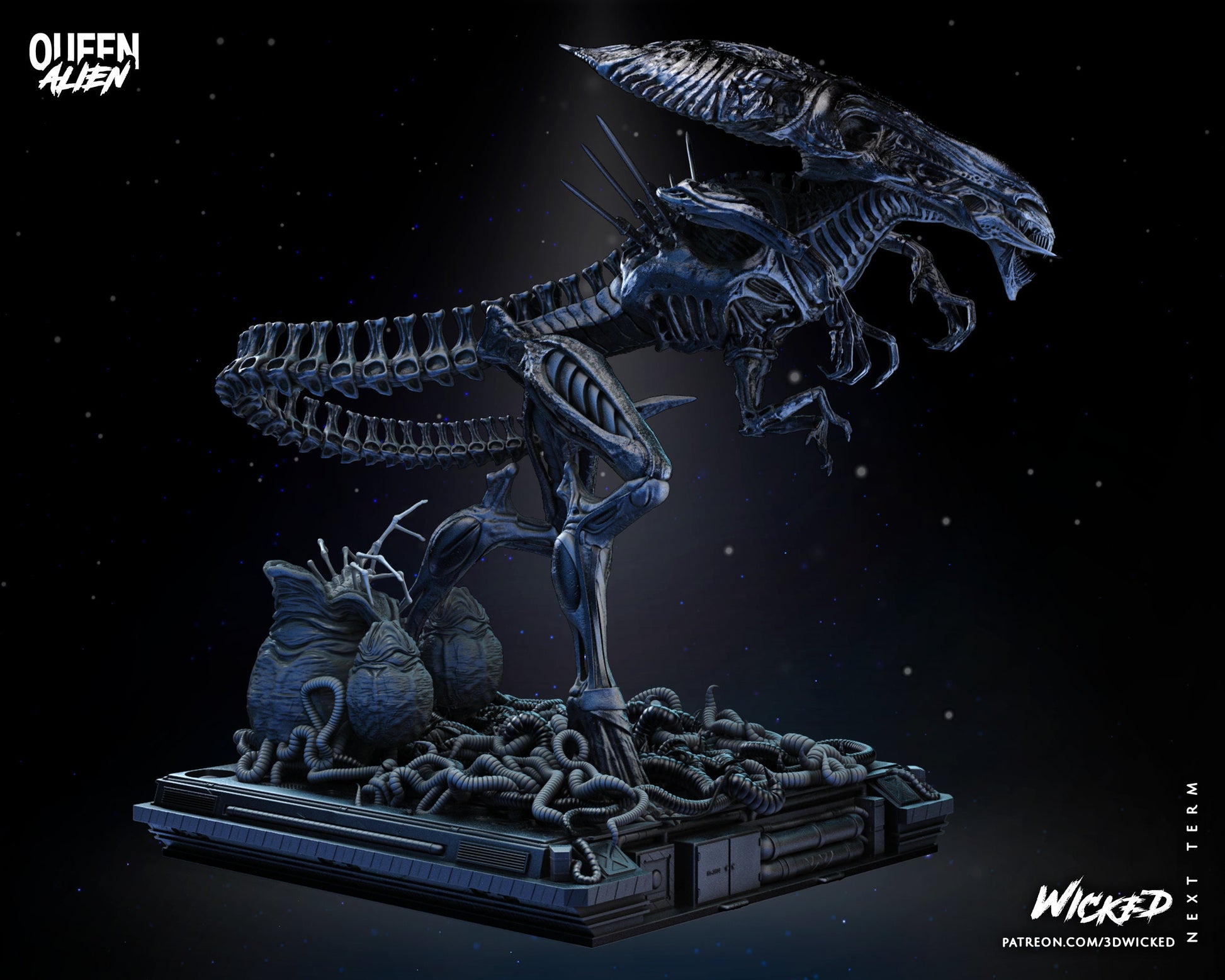 Alien Queen - Wicked 3D Models