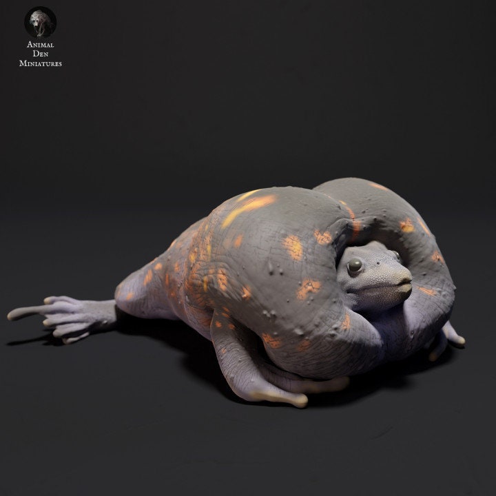 Mexican Burrowing Toad Croak - UNPAINTED - Animal Den Miniatures