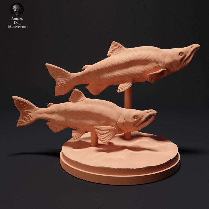 Sockeye Salmon - UNPAINTED - Animal Den Miniatures