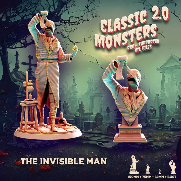 Invisible Man - Classic Monster Collection - Heroes and Beasts