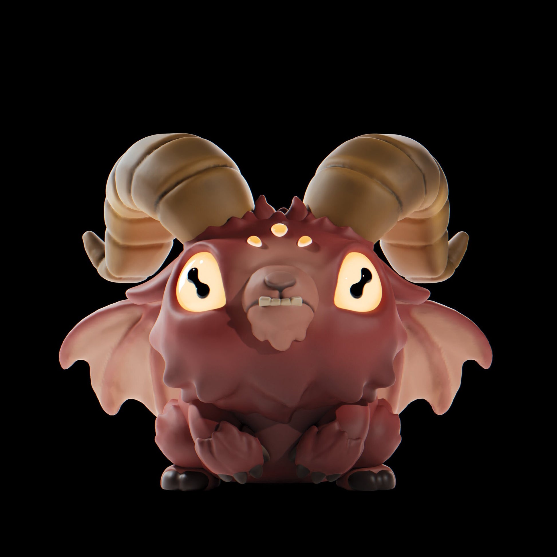 DevilGoat - UNPAINTED - Grumpii Art Toy
