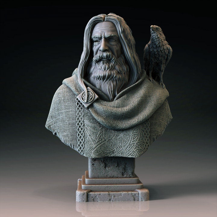 Odin the Wanderer Bust - UNPAINTED