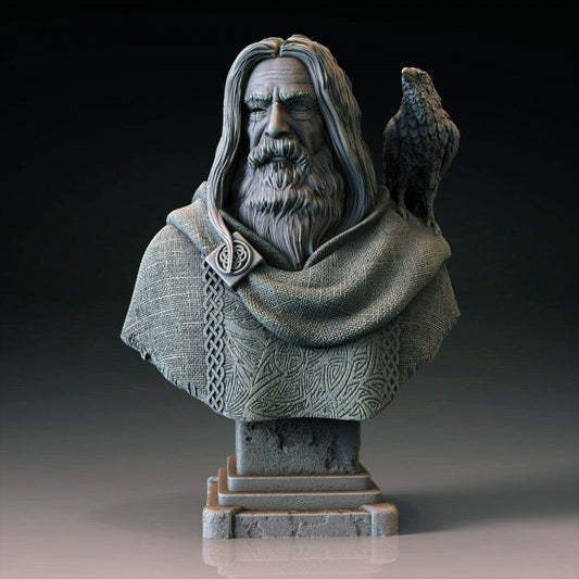 Odin the Wanderer Bust - UNPAINTED
