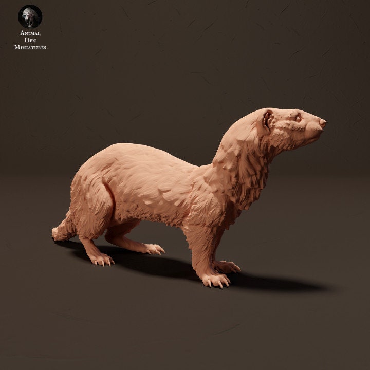 European Polecat - UNPAINTED - Animal Den Miniatures