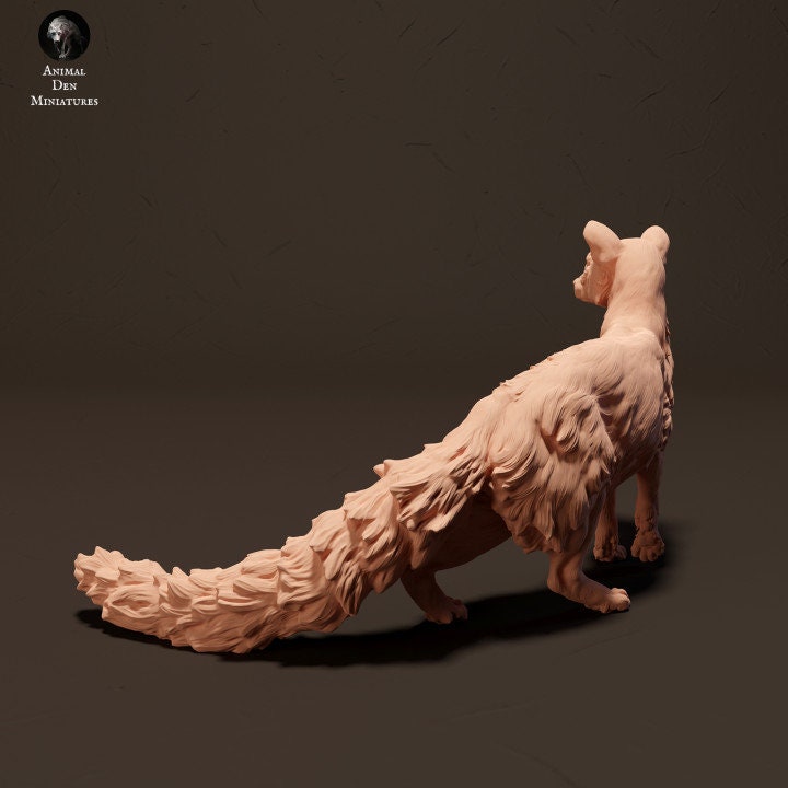 Common Genet - UNPAINTED - Animal Den Miniatures