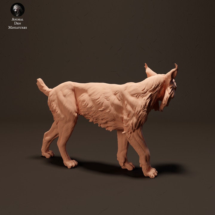 Iberian Lynx - UNPAINTED - Animal Den Miniatures