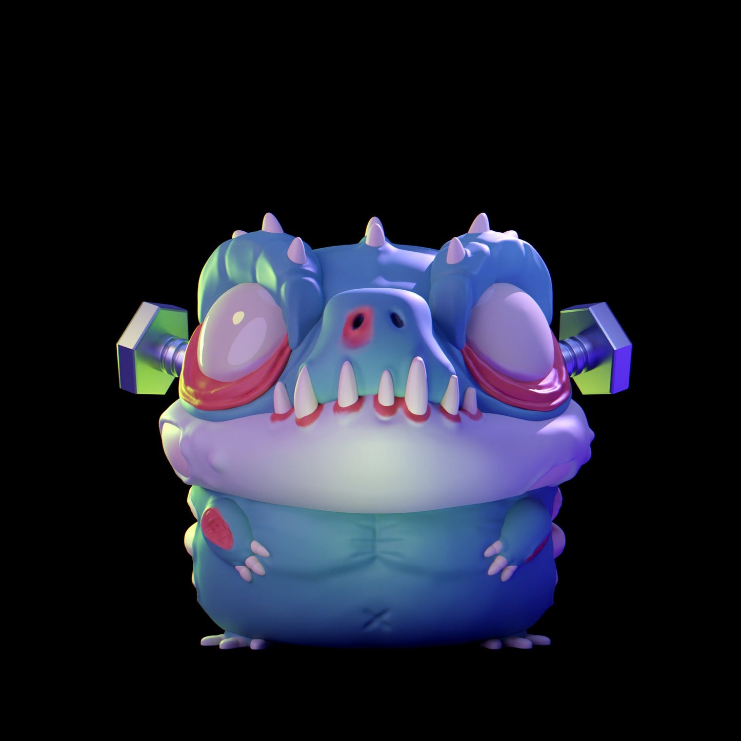 Zombii - UNPAINTED - Grumpii Art Toy