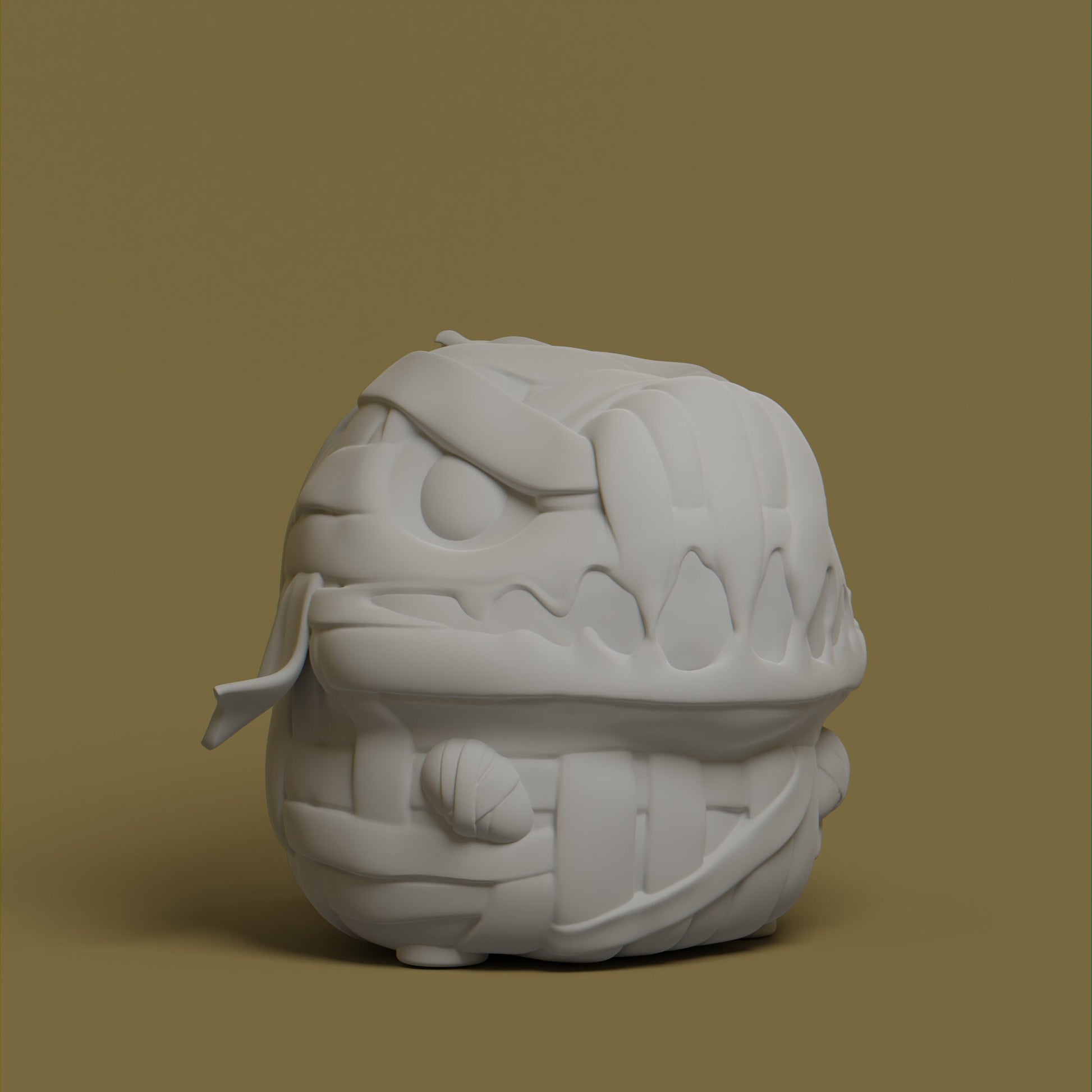 Mummii - UNPAINTED - Grumpii Art Toy