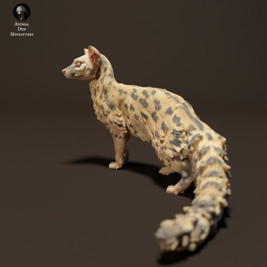 Common Genet - UNPAINTED - Animal Den Miniatures