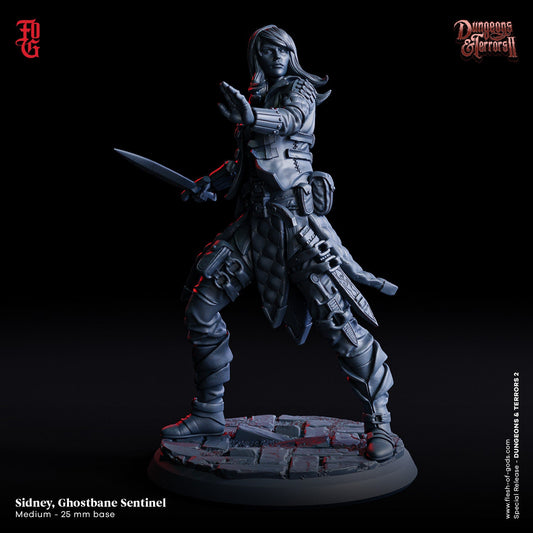 Sidney, Ghostbane Sentinel - Hero - Flesh of Gods