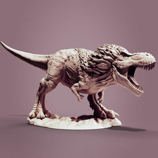 Feathered Trex - UNPAINTED - Clynche Art
