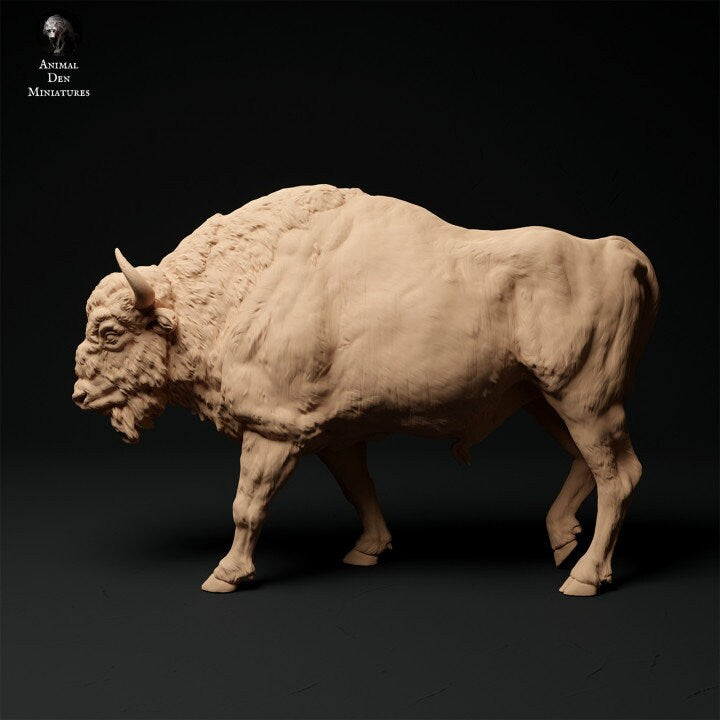 European Bison - UNPAINTED - Animal Den Miniatures