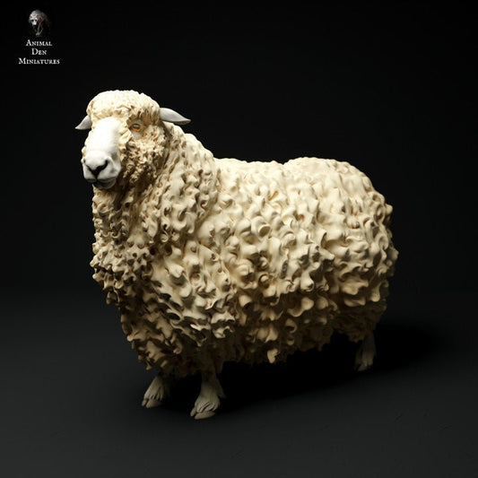 Devon and Cornwall Longwool Sheep - UNPAINTED - Animal Den Miniatures