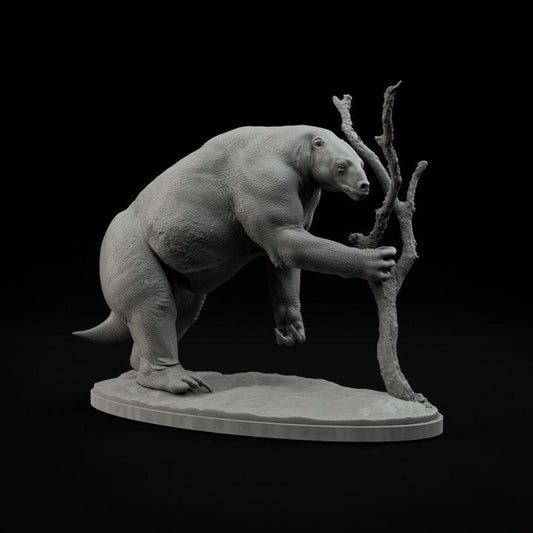 Eremotherium Standing - UNPAINTED - Dino and Dog Miniatures