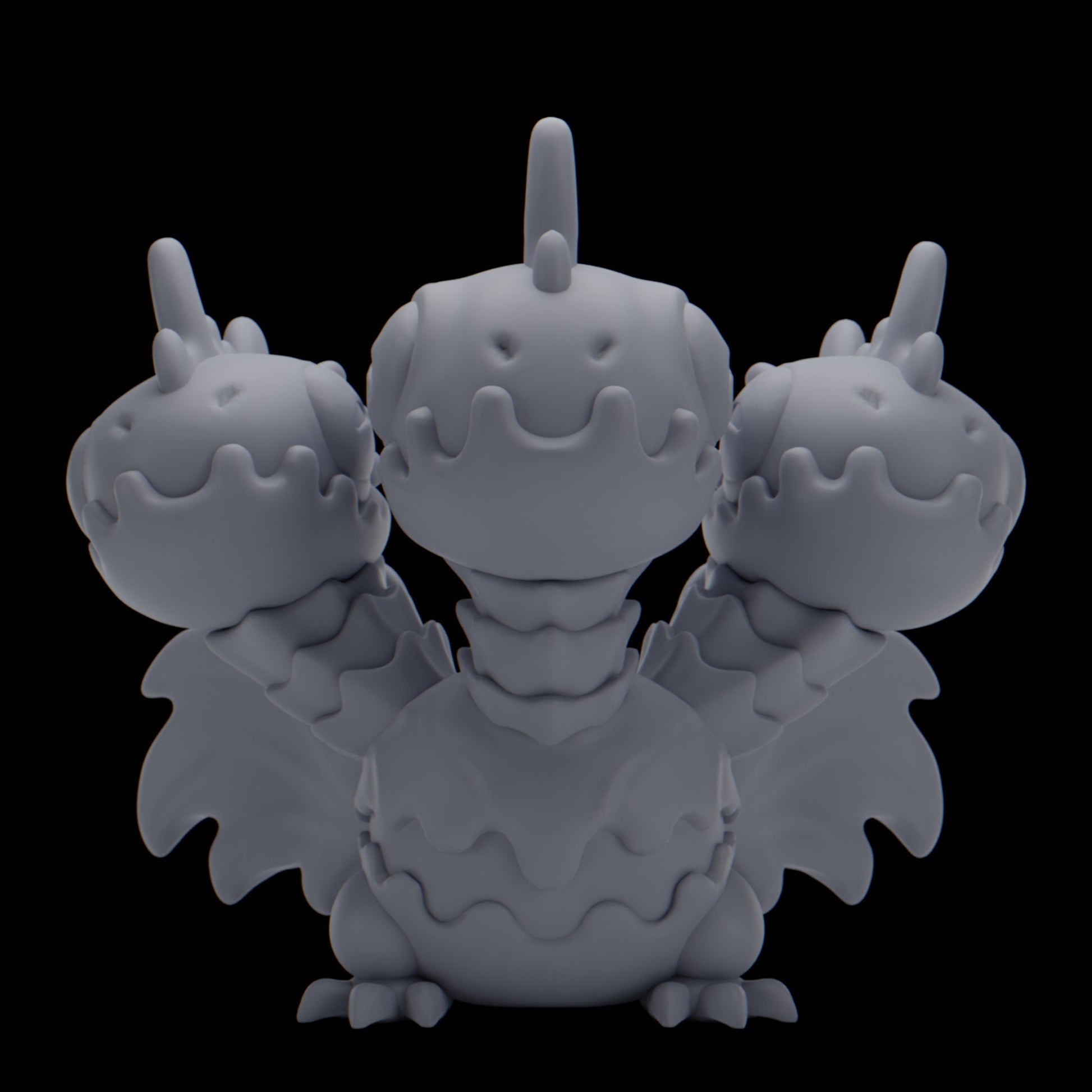 Triplii - UNPAINTED - Grumpii Art Toy