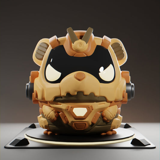 Bearii - UNPAINTED - Grumpii Art Toy