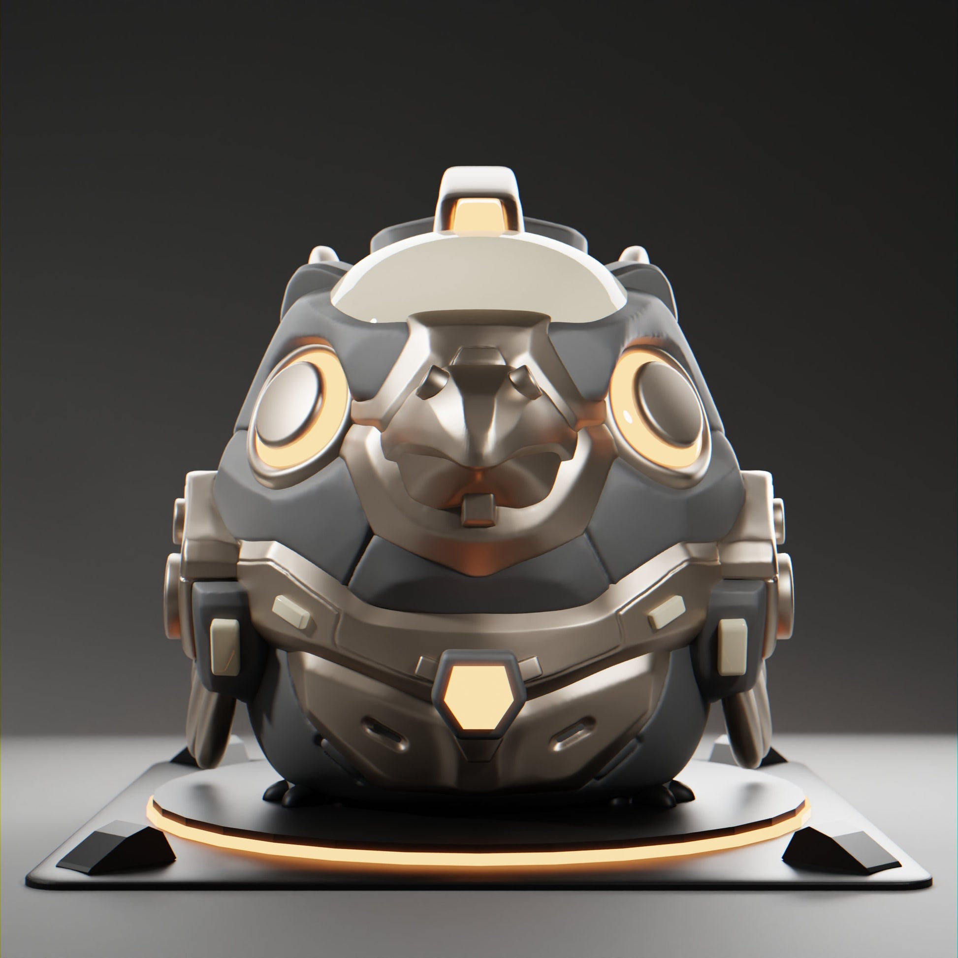 Crowii - UNPAINTED - Grumpii Art Toy