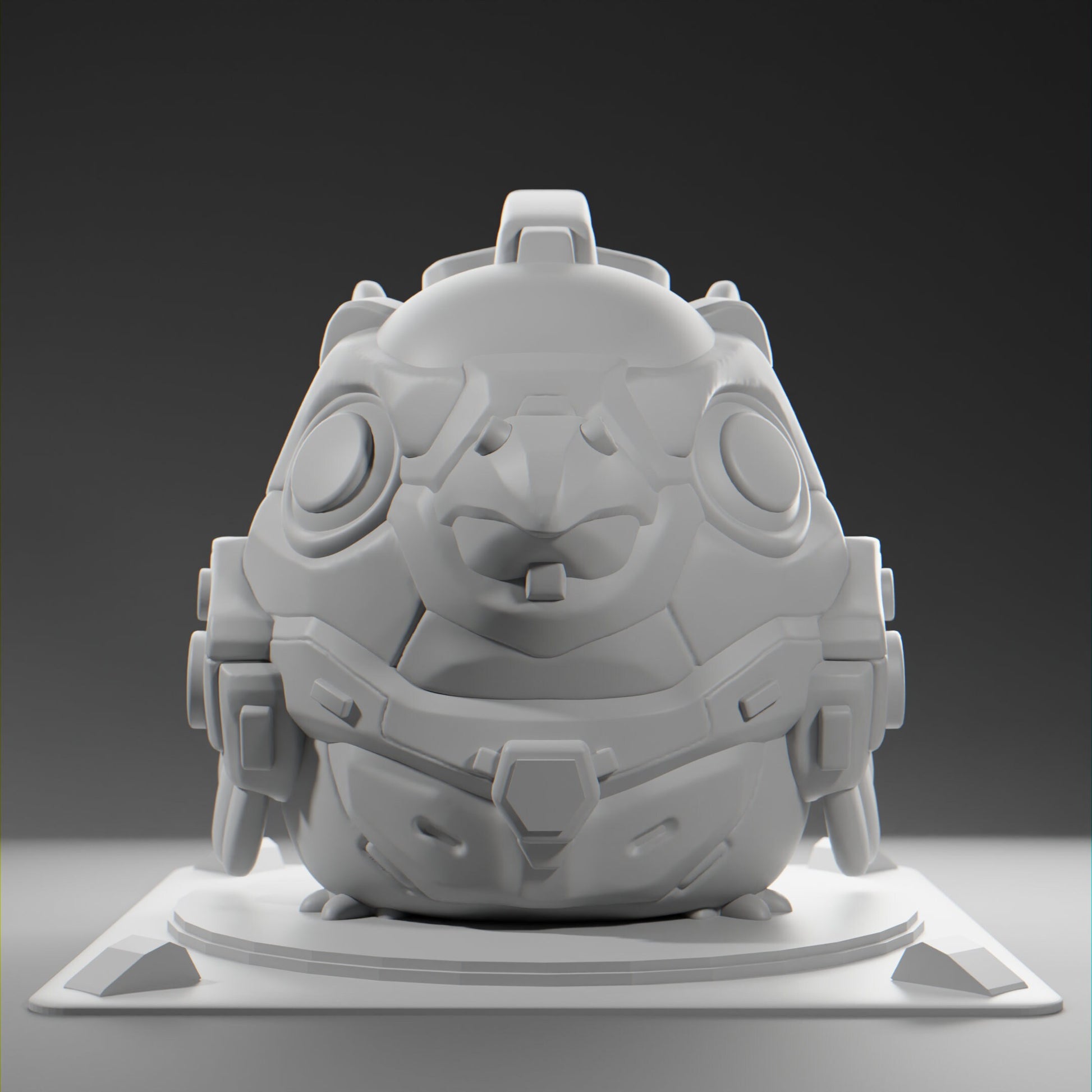 Crowii - UNPAINTED - Grumpii Art Toy