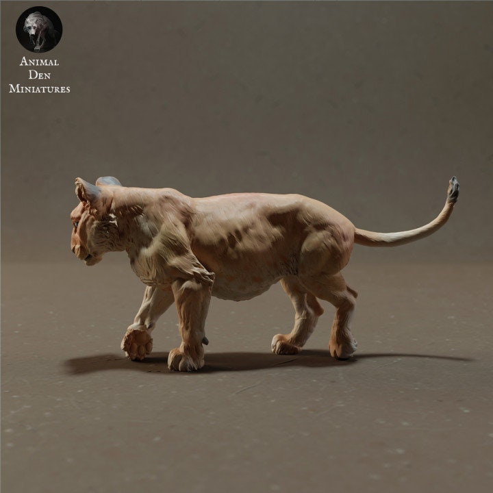 Lion Cub - UNPAINTED - Animal Den Miniatures