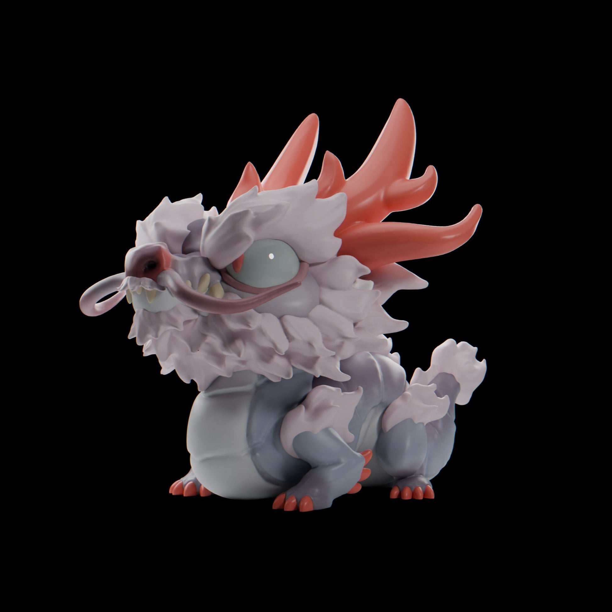 Grumplong - UNPAINTED - Grumpii Art Toy
