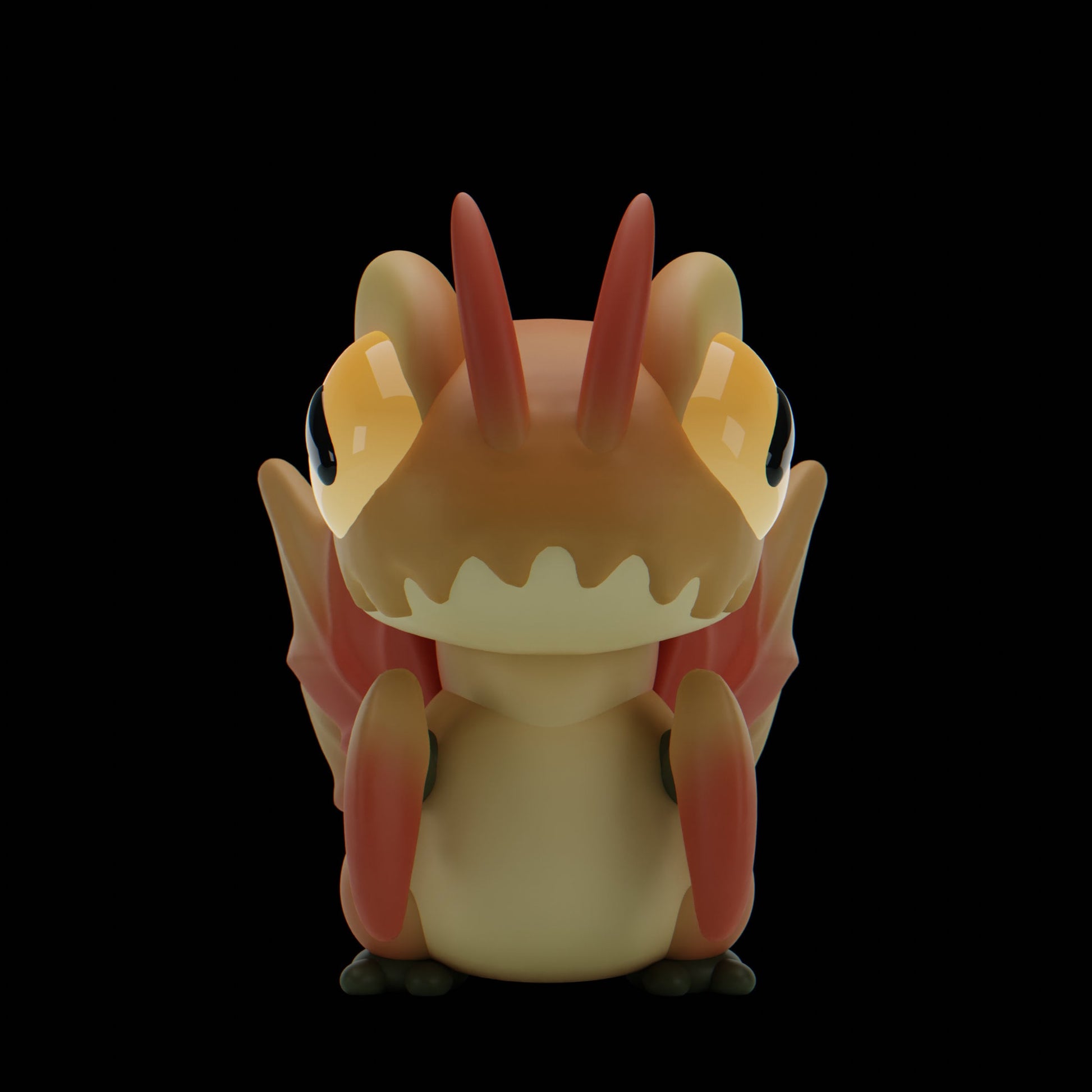 Mantii - UNPAINTED - Grumpii Art Toy