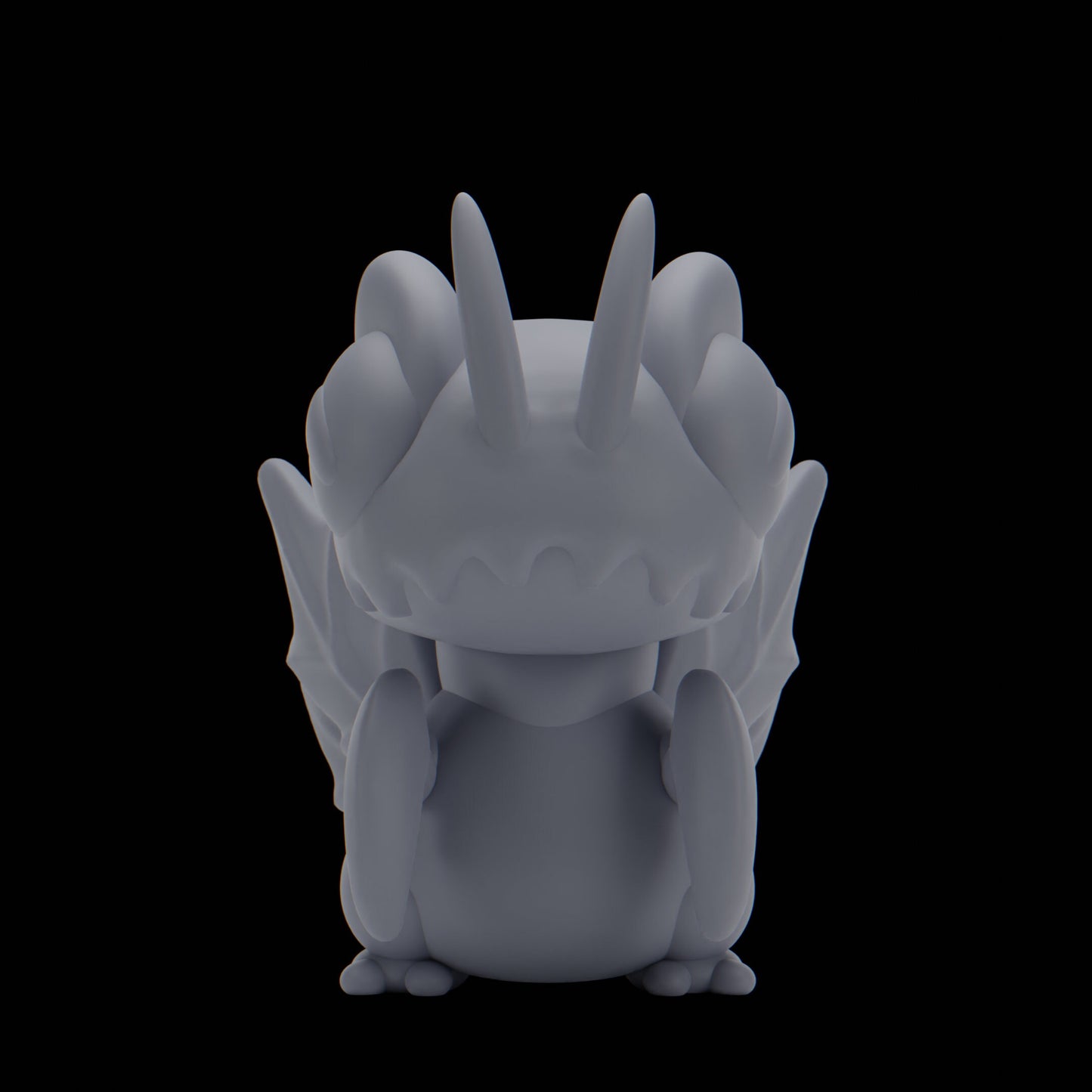Mantii - UNPAINTED - Grumpii Art Toy