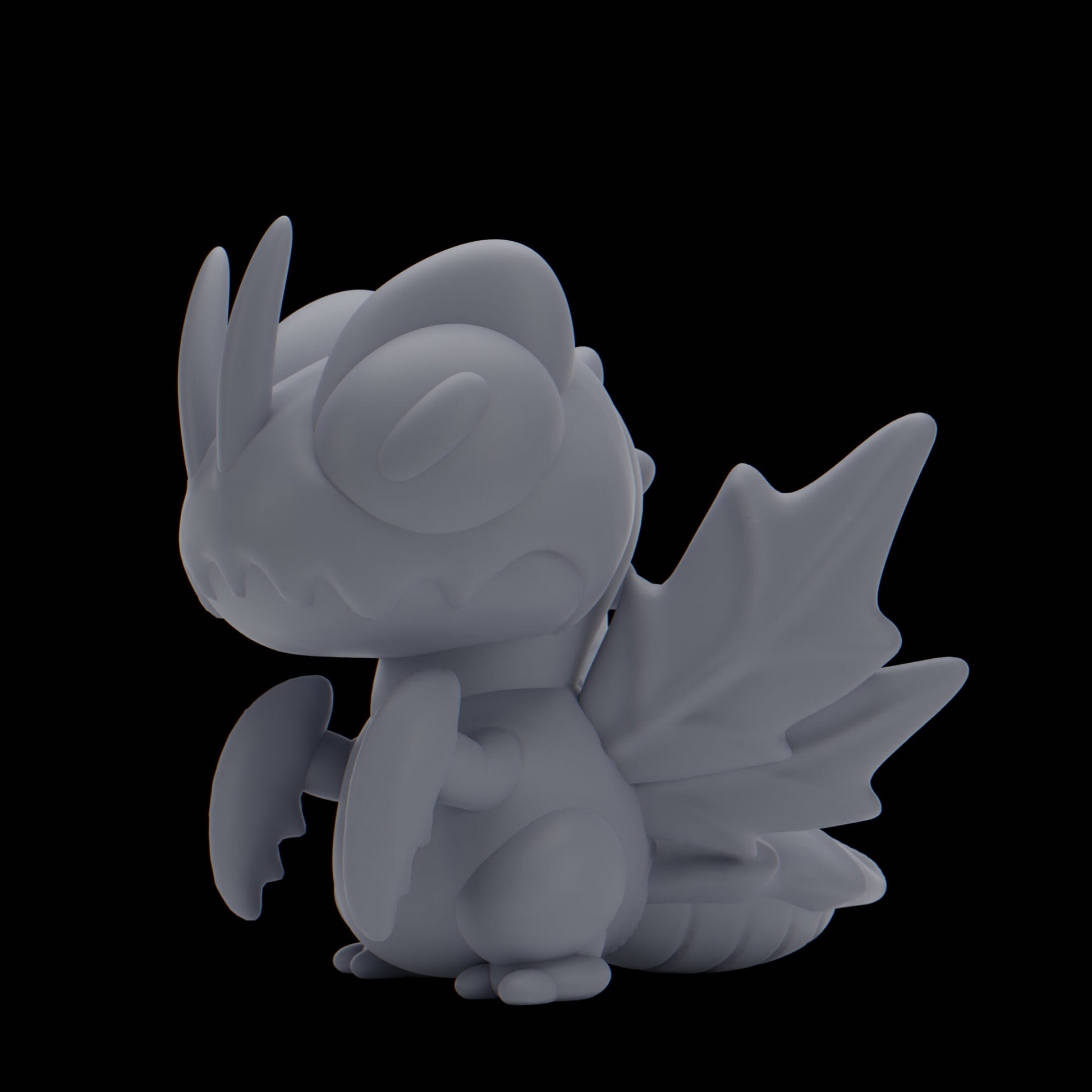 Mantii - UNPAINTED - Grumpii Art Toy
