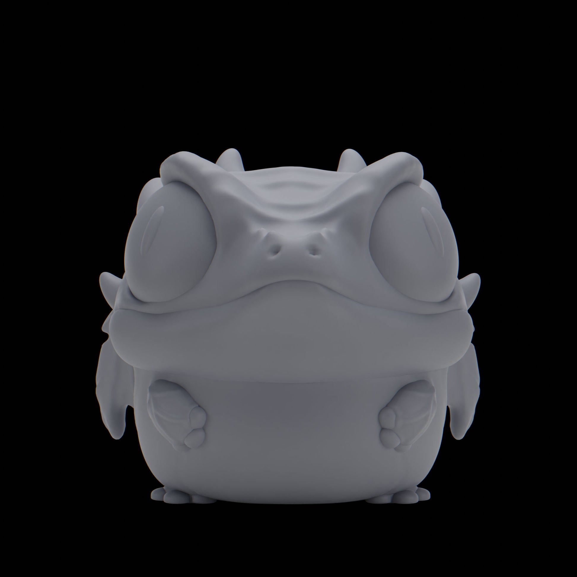 Satanic Leafii - UNPAINTED - Grumpii Art Toy