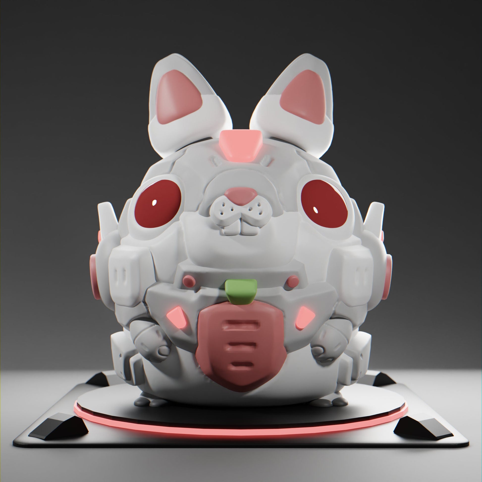 Bunnii - UNPAINTED - Grumpii Art Toy