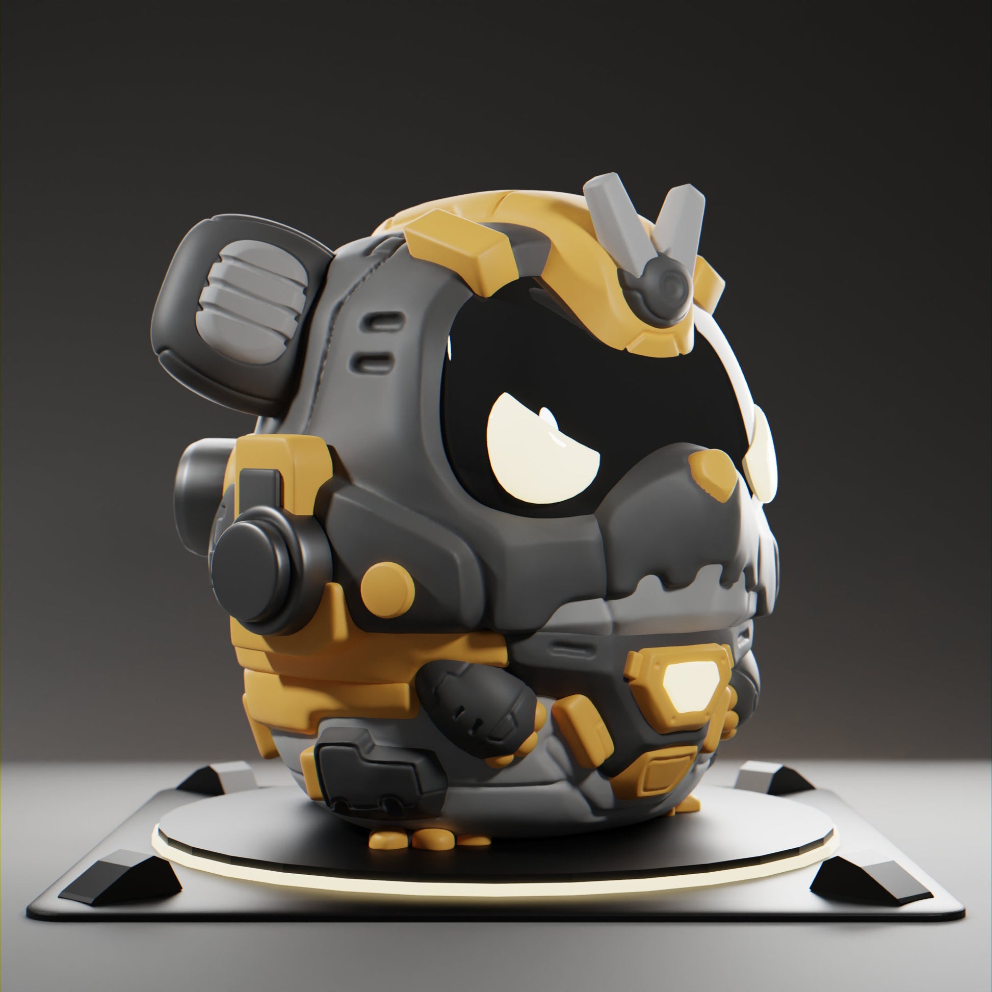 Bearii - UNPAINTED - Grumpii Art Toy
