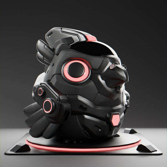 Crowii - UNPAINTED - Grumpii Art Toy