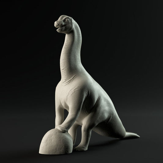 Isisaurus Baby Rear Up - Dino and Dog Miniatures