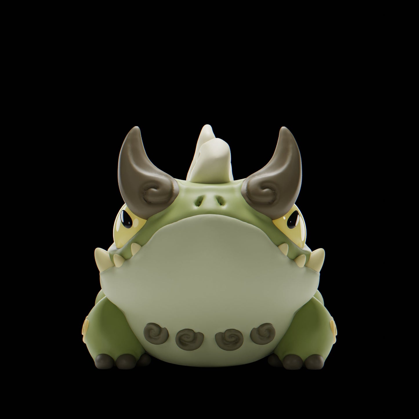 Kaerii (Toad) - UNPAINTED - Grumpii Art Toy