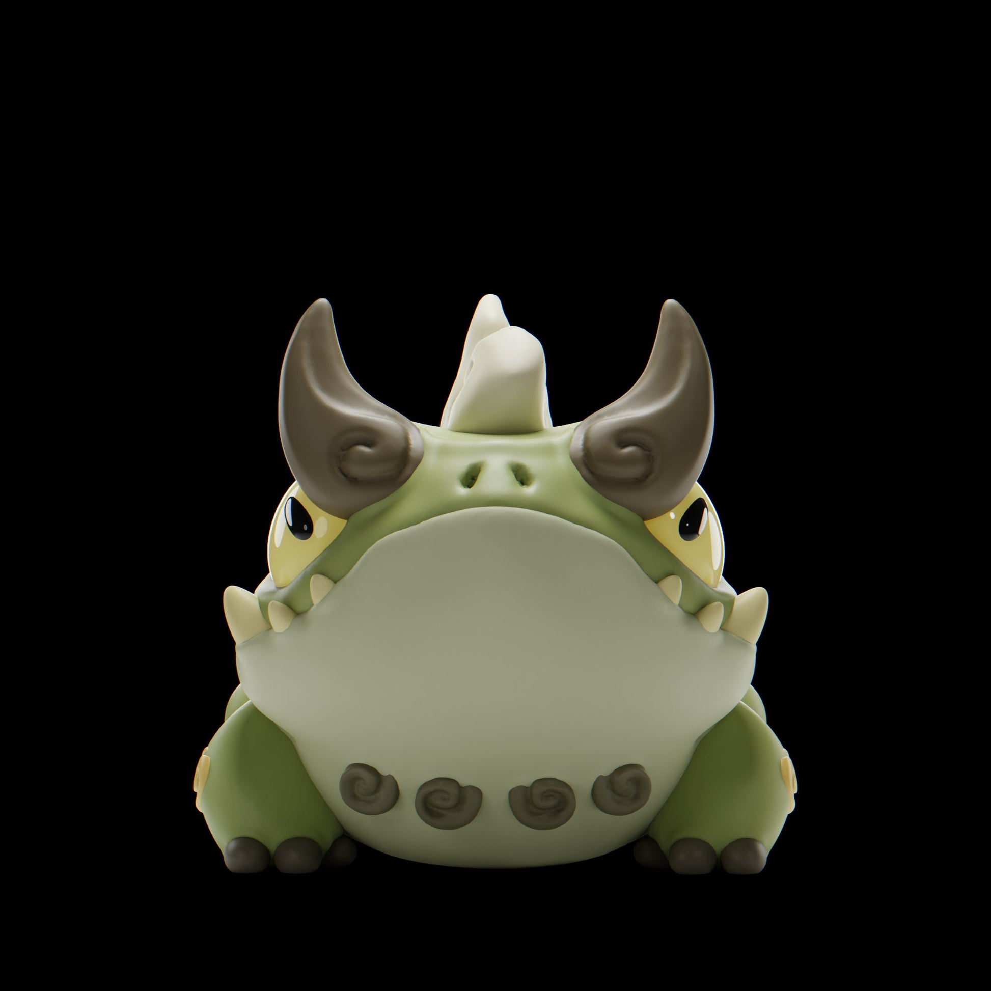Kaerii (Toad) - UNPAINTED - Grumpii Art Toy