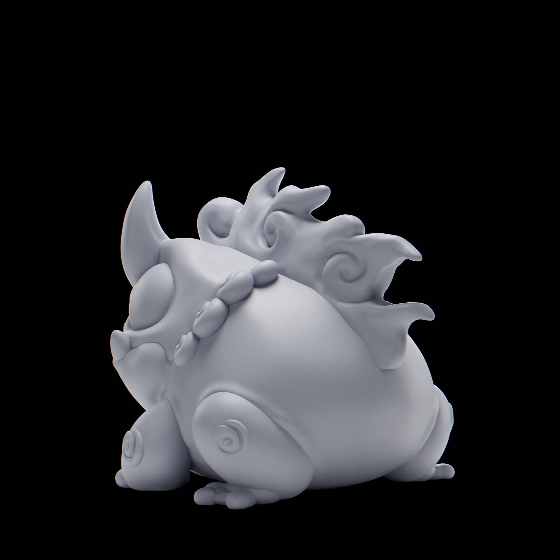 Kaerii (Toad) - UNPAINTED - Grumpii Art Toy