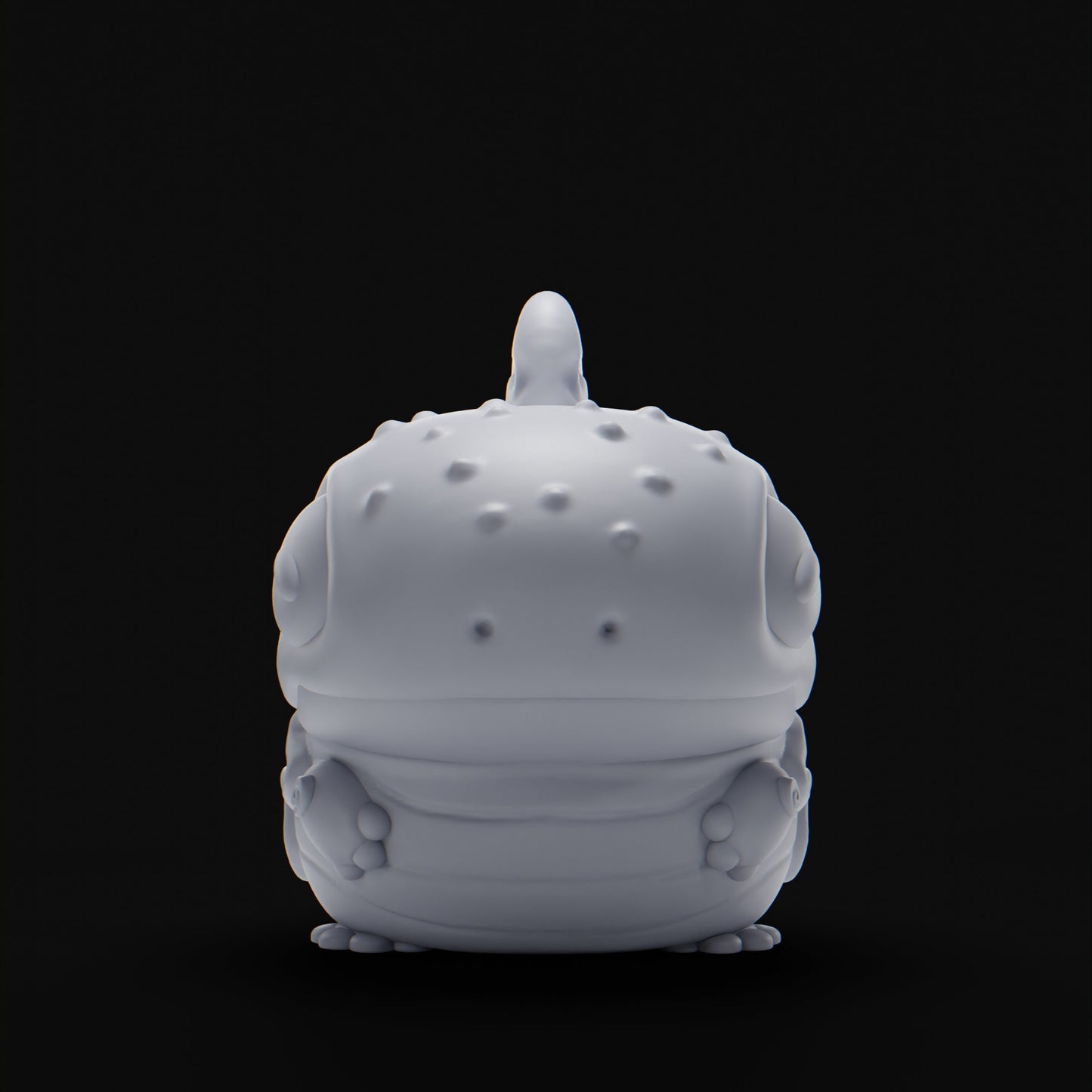 Hanzakii (Salamander) - UNPAINTED - Grumpii Art Toy