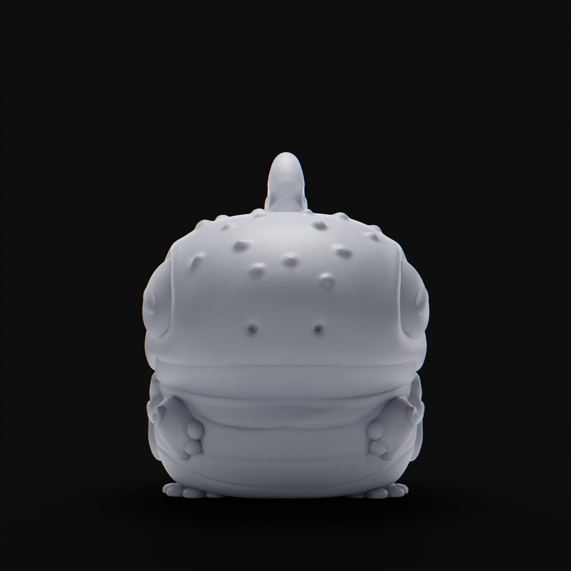 Hanzakii (Salamander) - UNPAINTED - Grumpii Art Toy