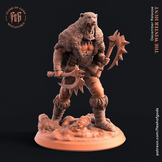 Biere, The Berserker - UNPAINTED - Flesh of Gods