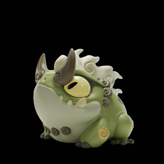 Kaerii (Toad) - UNPAINTED - Grumpii Art Toy