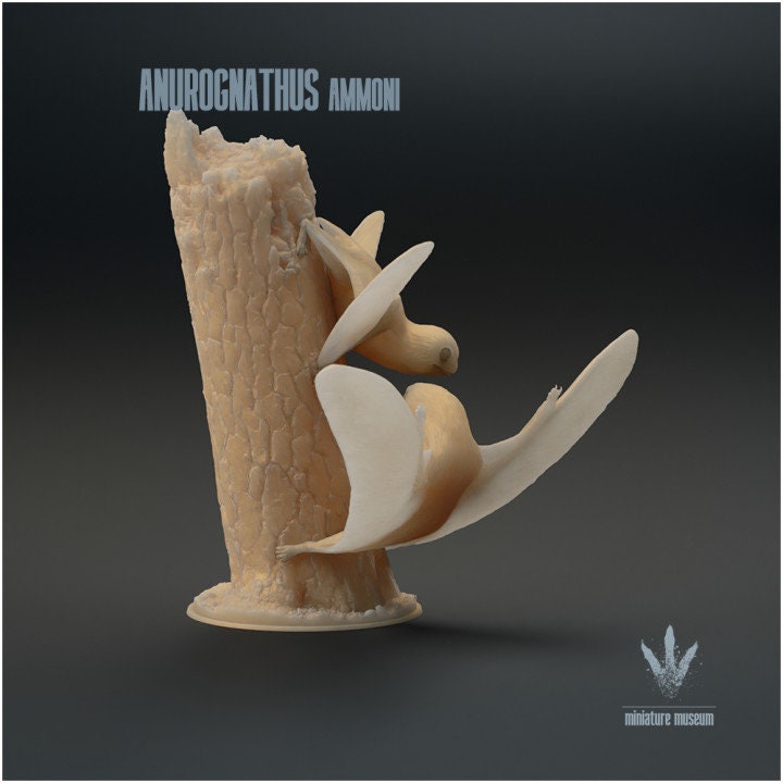 Anurognathus Ammoni Couple - UNPAINTED - Miniature Museum