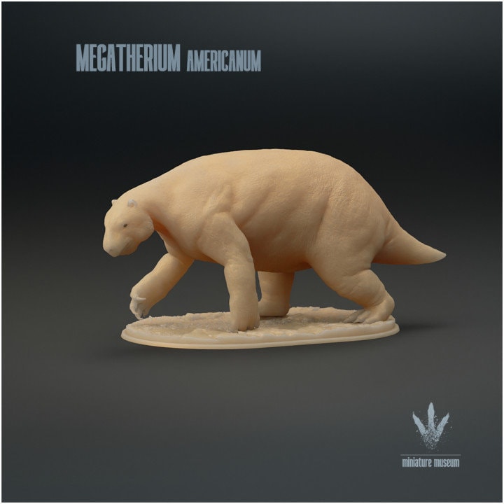 Megatherium Americanum - UNPAINTED - Miniature Museum