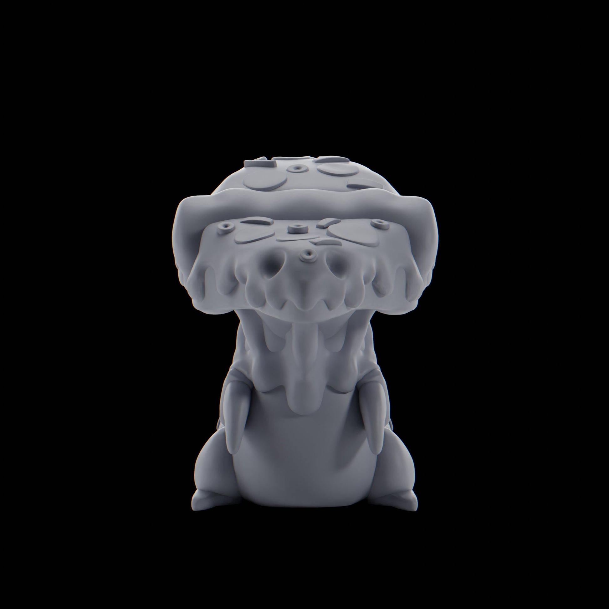 Pizzard - UNPAINTED - Grumpii Art Toy
