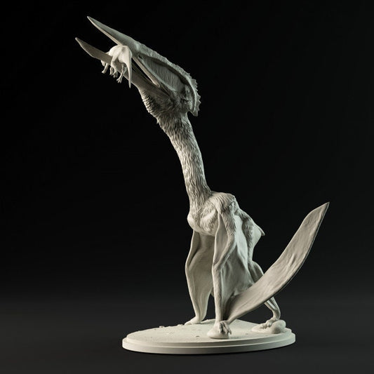 Hatzegopteryx Eating - UNPAINTED - Dino and Dog Miniatures
