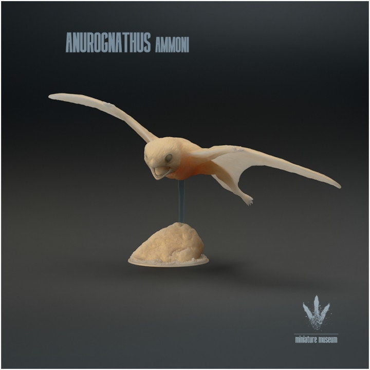 Anurognathus Ammoni Flying - UNPAINTED - Miniature Museum