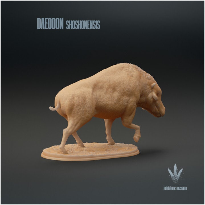 Daeodon Shoshonensis - UNPAINTED - Miniature Museum
