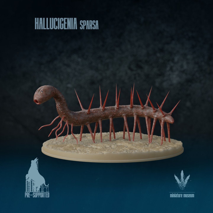 Hallucigenia sparsa - UNPAINTED - Miniature Museum