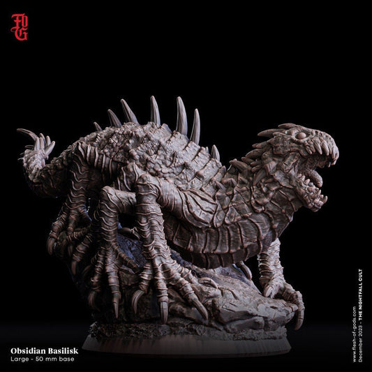 Obsidian Basilisk - Flesh of Gods
