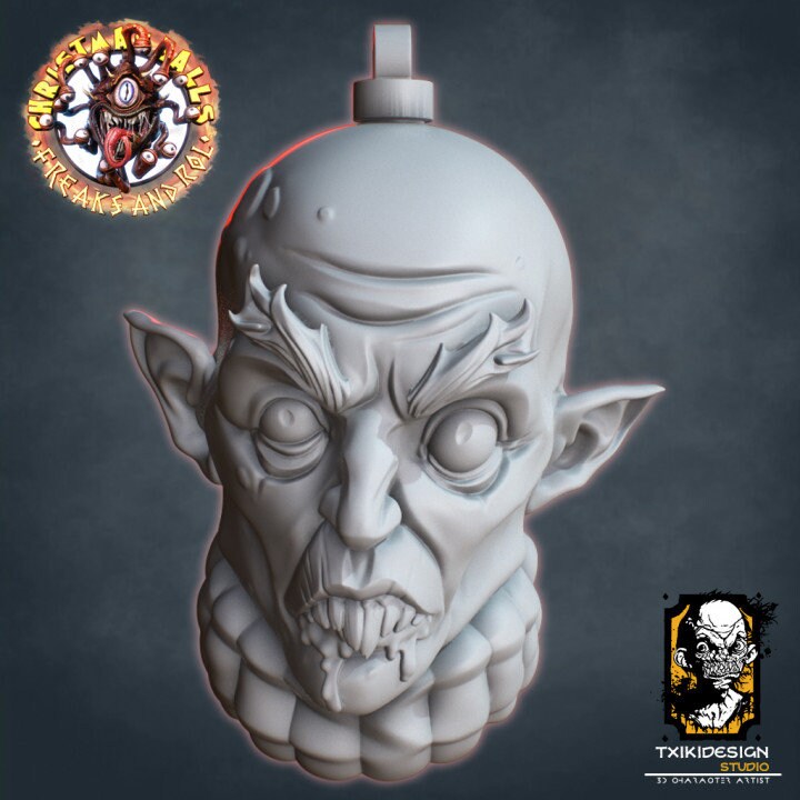 Nosferatu Ball - UNPAINTED - Txiki Design Studio
